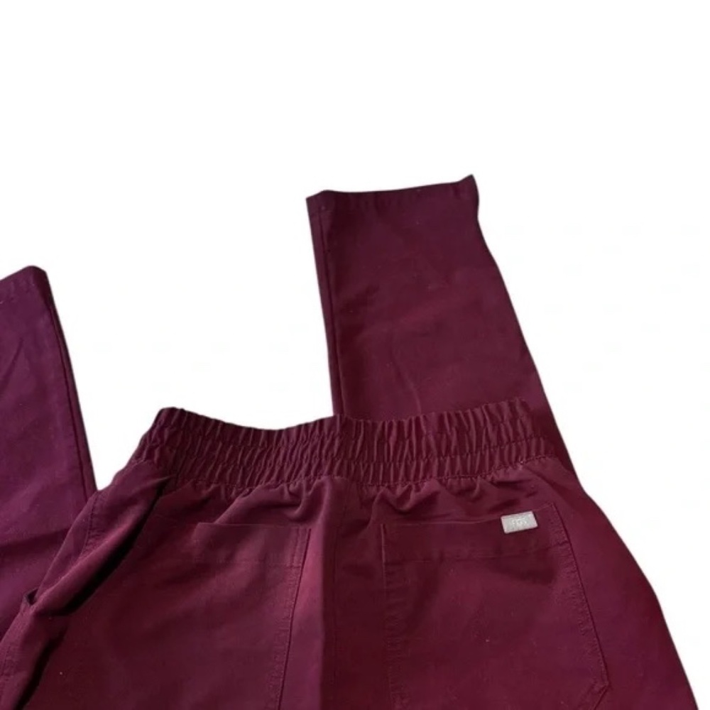 Figs Straight leg  Burgundy Pants - XS - Picture 5 of 5